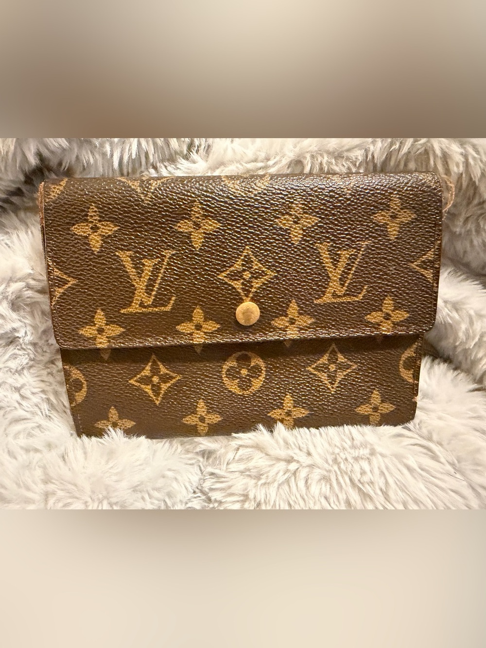 Louis Vuitton Brown Monogram Canvas Wallet